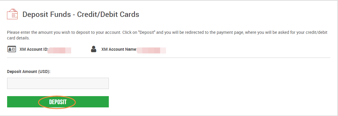 如何在 XM Group 存款