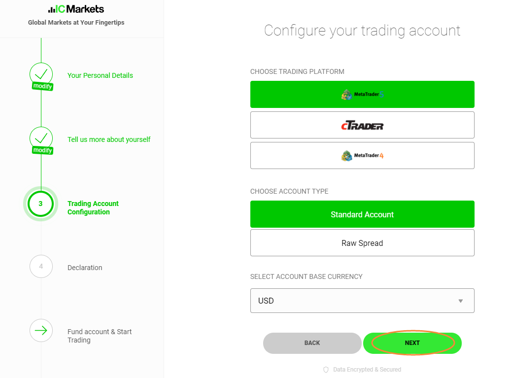 如何開設 IC Markets 真實賬戶