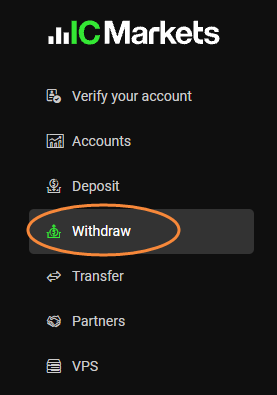 如何從IC Markets賬戶中提取資金