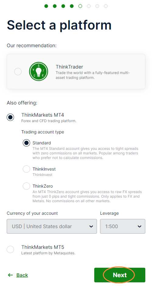 如何開設 ThinkForex 真實賬戶